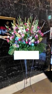 重慶飯店　名古屋店様にスタンド花をお届けしました｜「ムツダ生花店」　（愛知県名古屋市南区の花キューピット加盟店 花屋）のブログ